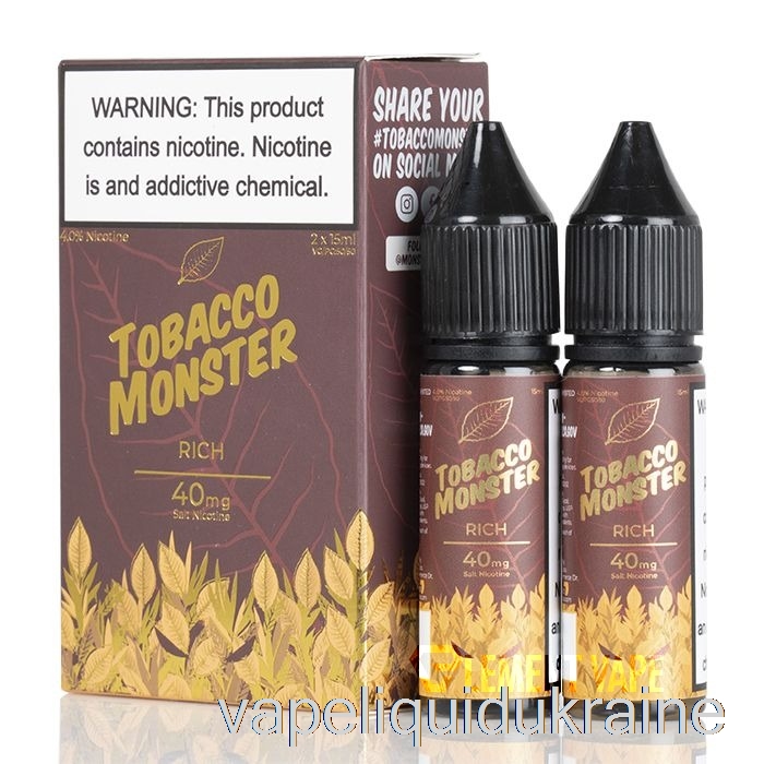 Vape Ukraine Rich - Tobacco Monster Salts - 30mL 24mg